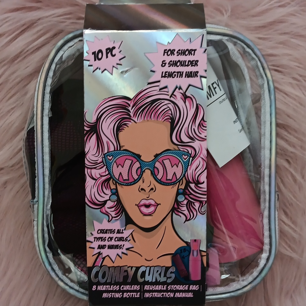 Brand New TruBeauty Products HEATLESS CURLERS & MISTING BOTTLE-10CT.